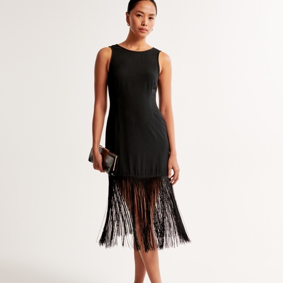Abercrombie & Fitch Mini Fringe Dress - Picture 1 of 10